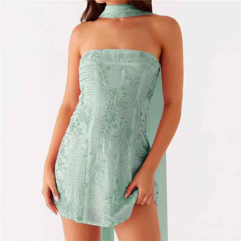 Nile Jewel Mini Dress