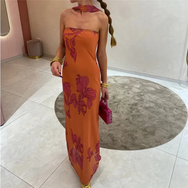 Bloomwave Strapless Dress