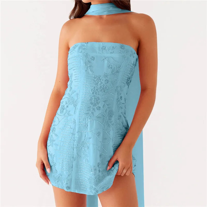 Nile Jewel Mini Dress